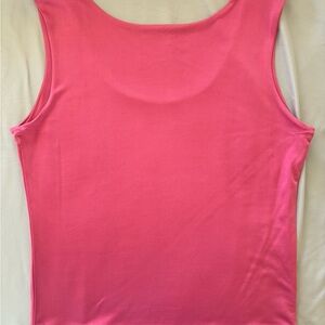 Carlisle Dark Pink Fitted Tank Top